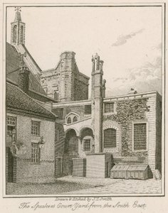 De Speakers Court Yard vanuit het zuidoosten door English School