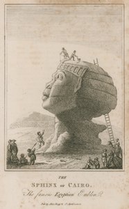 De Sfinx van Caïro, het beroemde Egyptische symbool door English School