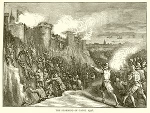 De bestorming van Cadiz, 1596