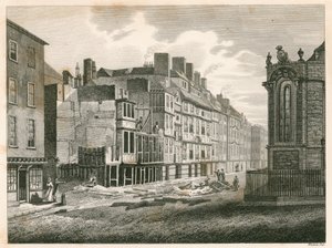 The Strand, Londen, vóór de verbetering in het jaar 1810