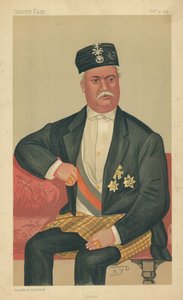 De Sultan van Johore, Johore, 17 oktober 1891, Vanity Fair cartoon