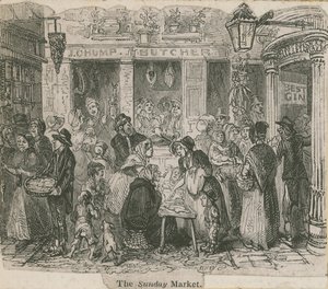 De Zondagmarkt, Londen door English School