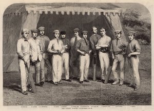 Het Surrey Eleven cricketteam door English School