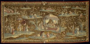 De Tent, uit een Indo-Chinese of Indiase Serie, 1700-25 door English School
