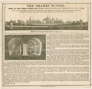 Het Thames Tunnel, elke dag open voor het publiek