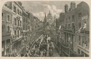 Dankdag: de processie die Ludgate Hill opgaat