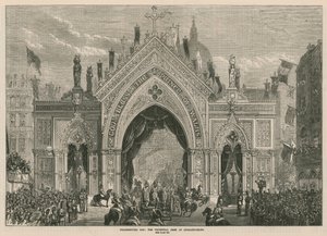 Dankdag: de triomfboog bij Ludgate Hill