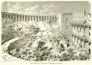 Het theater van Aspendus in Pamphylië (interieur)
