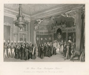 De Troonzaal, Buckingham Palace door English School