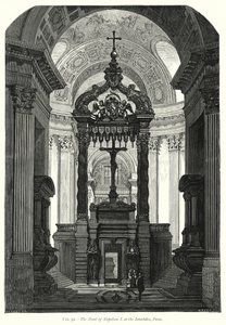 Het graf van Napoleon I in de Invalides, Parijs door English School