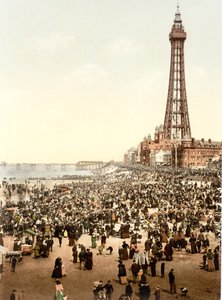 De Toren en strand, Blackpool