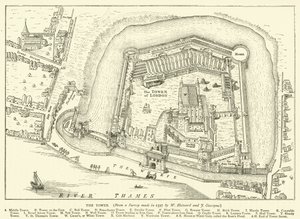 De Toren, uit een onderzoek gemaakt in 1597 door W Haiward en J Gascoyne