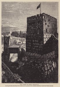 De Toren van David, Phasaelus (gravure) door English School