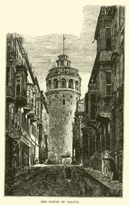 De toren van Galata door English School