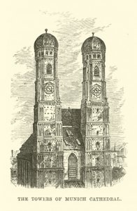 De Torens van de Kathedraal van München door English School