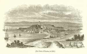 De stad Dundee, in 1650 door English School