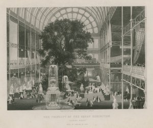 Het Transept van de Grote Tentoonstelling, noordwaarts kijkend door English School