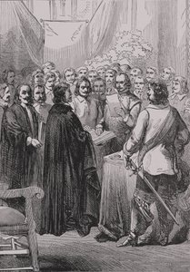 Het Verdrag van Westfalen, uit De Geschiedenis van Frankrijk, door Emile de Bonnechose, uitgegeven door Ward, Lock en Co, Londen door English School