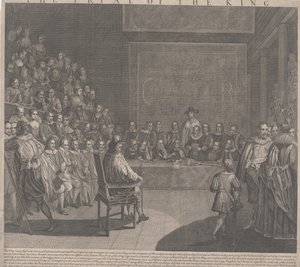 Het proces van koning Karel I door English School