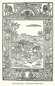 De triomf van de liefde, uit Petrarca
