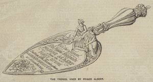De Troffel gebruikt door Prins Albert door English School