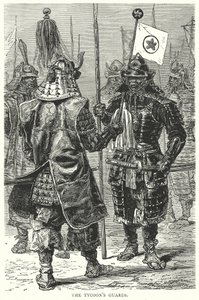 De bewakers van de magnaat (gravure) door English School