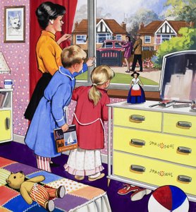 De Bezoekers door English School