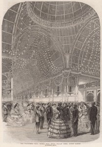 Het Vrijwilligersbal, Bloemenhal, Koninklijke Italiaanse Opera, Covent Garden door English School