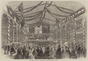 De Welshe Nationale Eisteddfod in Aberystwith door English School