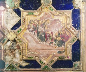 Het Westminster Retable, ca. 1270 (detail) door English School