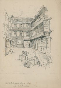 The White Hart, Southwark door English School