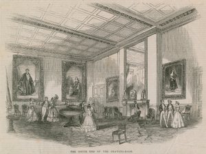 Het Whitehall huis van Sir Robert Peel door English School