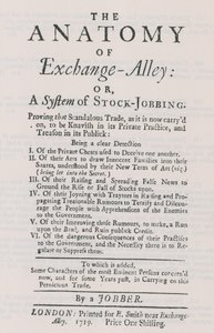 De anatomie van Exchange Alley door English School