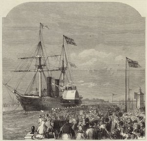 De Aankomst van Garibaldi in Southampton