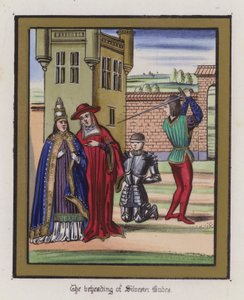 De onthoofding van Sir Silvester Budes
