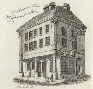 De geboorteplaats van Dr. Samuel Johnson door English School