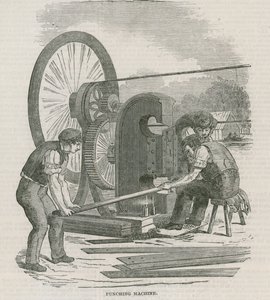 Het gebouw in Hyde Park, Londen, voor de Grote Tentoonstelling van 1851 door English School