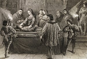 De begrafenis van Filips de Schone (1478-1506) door English School