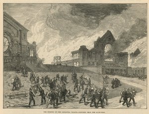 De brand van Alexandra Palace