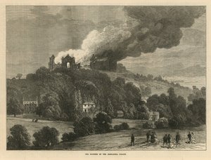 De brand van het Alexandra Palace