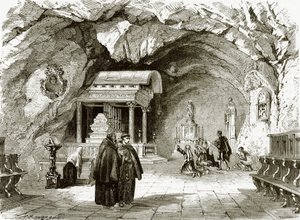 De kapel van St. Rosalia bij Palermo, in Sicilië