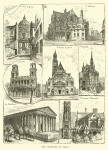 De Kerken van Parijs door English School