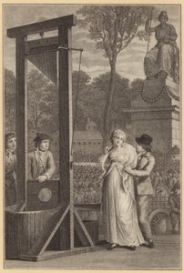 De dood van Charlotte Corday (gravure)