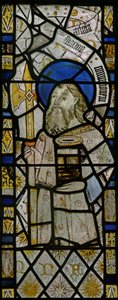 Het oostelijke raam met St. Matteüs
