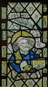 Het oostelijke raam met St. Petrus