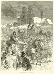 De evacuatie van Orléans, december 1870 door English School