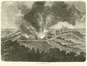 De explosie in Laon, september 1870 door English School