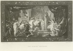 De beschermeling van de feeën (gravure)
