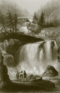 De watervallen van Tryberg