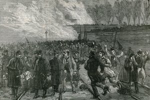 Het fatale treinongeluk bij Canonbury, het uit de tunnel halen van de gewonden door English School
